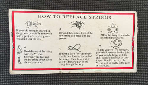 COCA COLA COKE RUSSELL YO-YO South Africa 1990s Always Coca Cola 3 String Pack