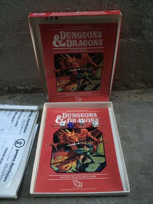 Vintage DUNGEONS and DRAGONS Game 1988 SET 1 Basic Rules boxset - near mint in box