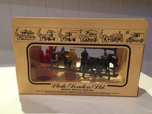 Lledo Toys UK Lake City Fire Dept Horse and Cart - 1983 Mint in Box