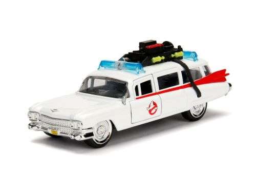 Jada Toys Hollywood Rides GHOSTBUSTERS ECTO 1 car - 1984 era 1:32 Scale