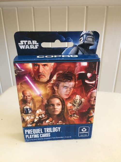 STAR WARS Episode 1 to 3 Playing Cards - mint in box