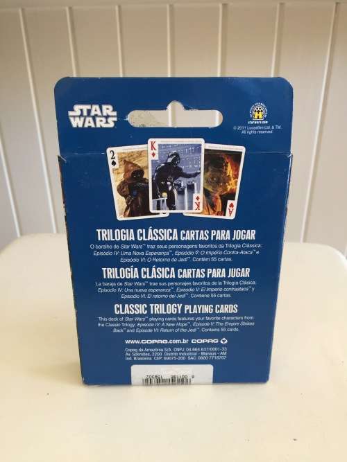 STAR WARS Episode 4 to 6 Playing Cards - mint in box