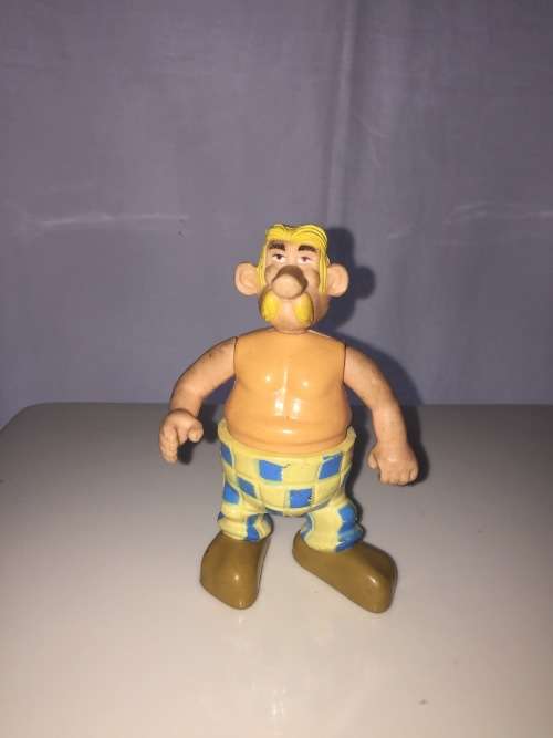 Rare Vintage GAUL FARMER Action Figure from 1980 Asterix Play series by Toy Cloud and Ceji Toys