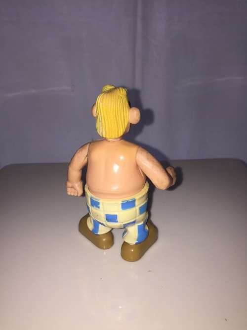 Rare Vintage GAUL FARMER Action Figure from 1980 Asterix Play series by Toy Cloud and Ceji Toys