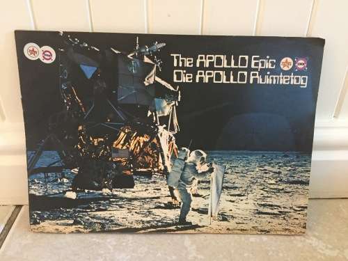 CALTEX Collectors NASA APOLLO EPIC Space Race card album South Africa exclusive 1970s