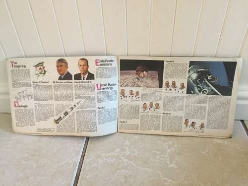 CALTEX Collectors NASA APOLLO EPIC Space Race card album South Africa exclusive 1970s