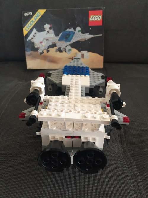 Vintage 1980 LEGO LEGOLAND SPACE 6929 SPACESHIP near complete with leaflet