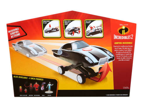 Disney Incredibles 2 Incredible Car Vehicle lot - mint on card and box