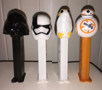 PEZ STAR WARS The Last Jedi lot of 4 - Stormtrooper Darth Vader BB-8 Droid MINT in Packets