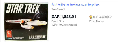 Star Trek USS ENTERPRISE NCC 1701 AND USS RELIANT model kits - AMT Ertl toys mint in box