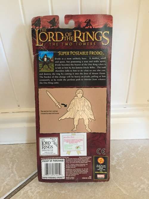 Lord of the Rings FRODO action Figure by Toybiz