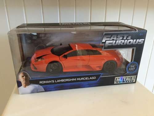 Jada FAST and Furious 1:24 scale Romans LAMBORGHINI MURCIELARGO mint in box