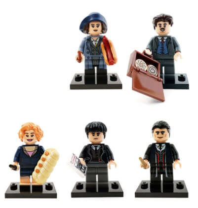Lego HARRY POTTER Series 2 FANTASTIC BEASTS set of 5 figures no 18 to 22 - mint in sealed packets