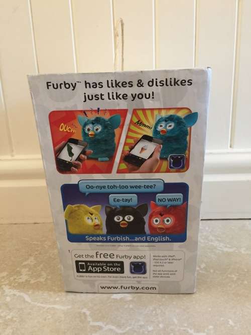 Hasbro FURBY YELLOW Interactive Plush Toy - New Mint in Box