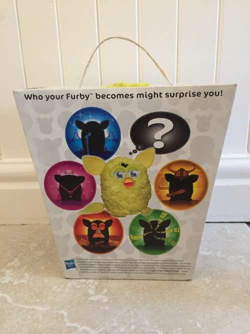 Hasbro FURBY YELLOW Interactive Plush Toy - New Mint in Box