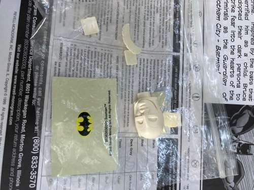 Batman 1960s style Re-ReLease model kit 1996