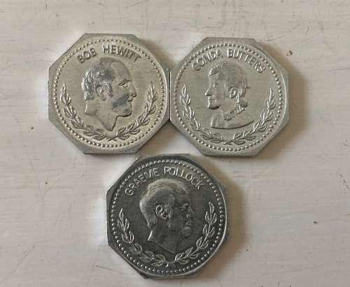 BP Modern SA Sporting Greats collector x 20 tokens 1970s