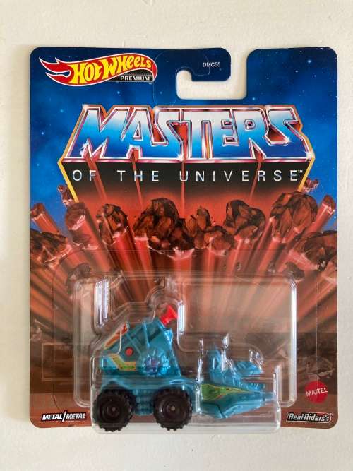Battleram He-man masters of the universe Hotwheels 1:64 scale Real Riders mint on card