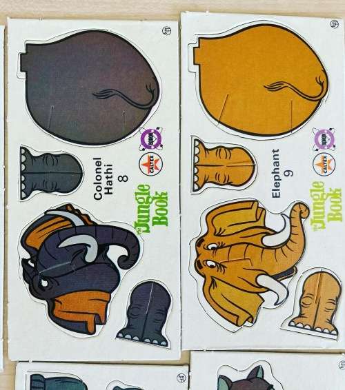 Walt Disney THE JUNGLE BOOK Caltex Petrol Station South African 1972 13 of 20 card set