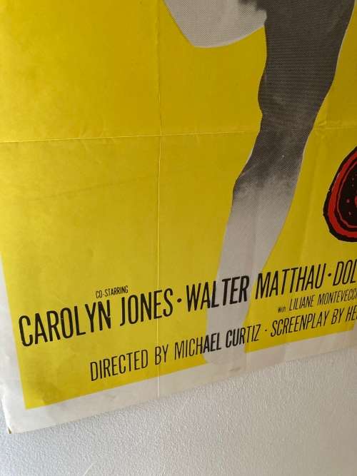 100% Original 1960s Elvis Presley KING CREOLE Movie Poster - South African print