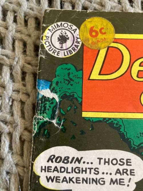 South Africa 1960s BATMAN Detective Comics no 5 by MIMOSA Comics