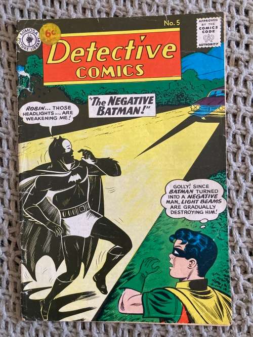South Africa 1960s BATMAN Detective Comics no 5 by MIMOSA Comics