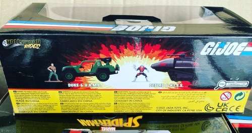 GI Joe 1:32 scale diecast Duke figure and VAMP vehicle by Jada toys