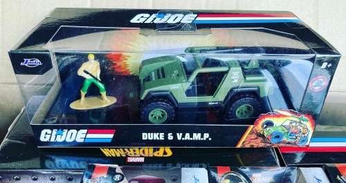 GI Joe 1:32 scale diecast Duke figure and VAMP vehicle by Jada toys