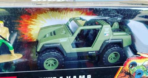 GI Joe 1:32 scale diecast Duke figure and VAMP vehicle by Jada toys