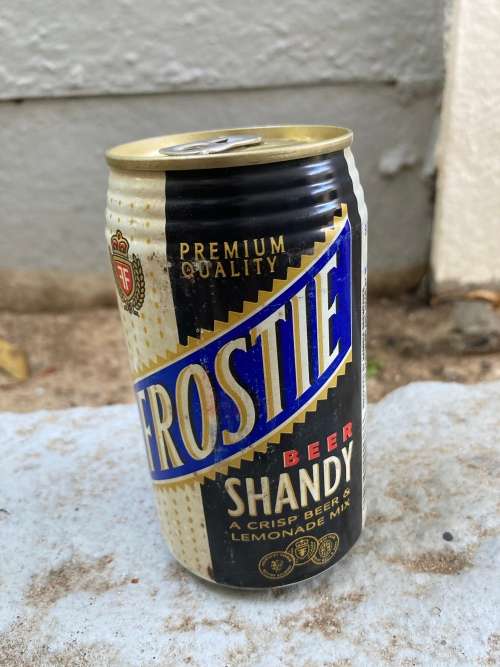 Late 1990s FROSTIES Beer Shandy  Can - Namibian Breweries