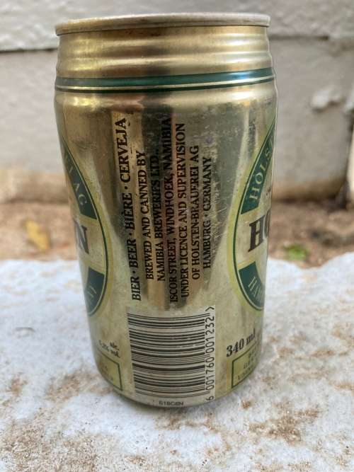 Late 1990s HOLSTEN Beer Larger Can - Namibian Breweries