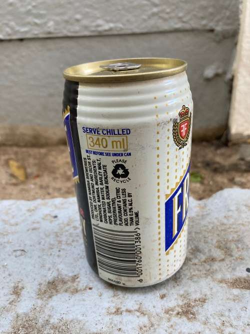 Late 1990s FROSTIES Beer Shandy  Can - Namibian Breweries