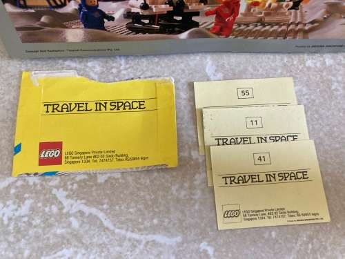 LEGO SPACE sticker and album 1990s by PANINI Italy