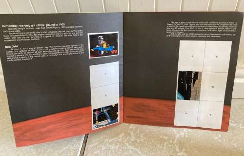 LEGO SPACE sticker and album 1990s by PANINI Italy