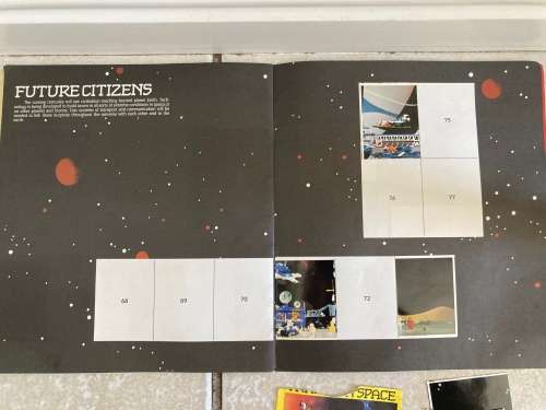 LEGO SPACE sticker and album 1990s by PANINI Italy