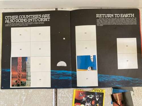 LEGO SPACE sticker and album 1990s by PANINI Italy