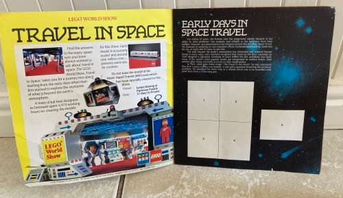 LEGO SPACE sticker and album 1990s by PANINI Italy
