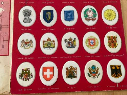 MOBIL Petrol Coat of Arms Promotion 1970s complete set