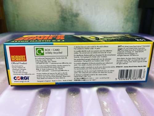 CORGI 261 James Bond Aston Martin DB5 2020 anniversary reissue - mint in box