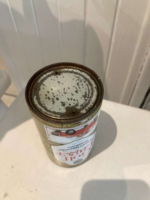 Rare 1970s South Africa VW GOLF 1 Promotional Volkswagen launch steel Soda or Beer Can