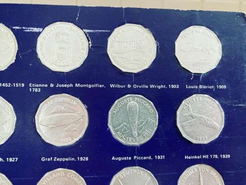 1970s Shell Oil MAN IN FLIGHT NASA Set South Africa Petrol Station Collectors album