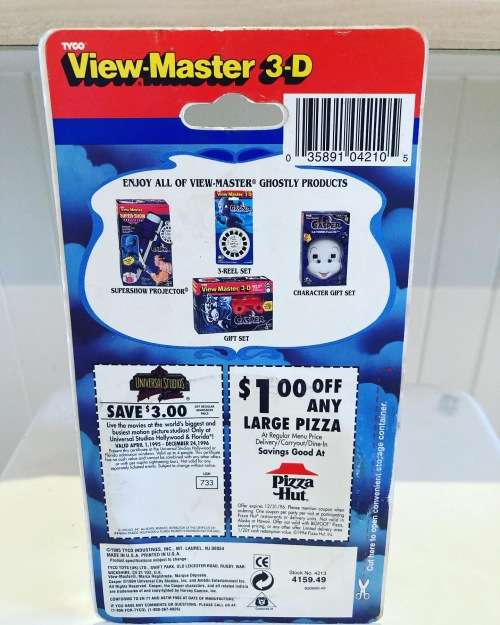 CASPER THE GHOST 1996 Movie Viewmaster Reels - still sealed.