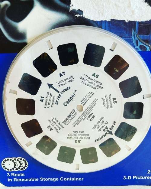 CASPER THE GHOST 1996 Movie Viewmaster Reels - still sealed.