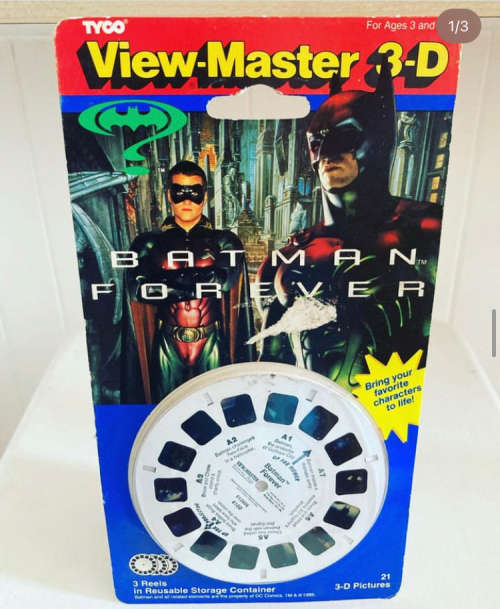 BATMAN FOREVER 1995 Movie Viewmaster Reels - still sealed.