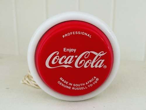 A Genuine South African Coca Cola 1987-1988 COCA COLA COKE PROFESSIONAL Russell Yo-Yo YOYO