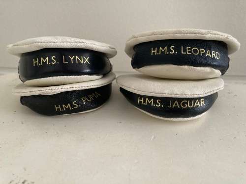 1960s British Royal Navy FrIgates HMS LYNX PUMA JAGUAR LEOPARD mini wallet Sailor Hat memorabilia