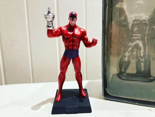 MARVEL comics KLAW Avengers villain mini lead Statue by Eaglemoss - Mint in box