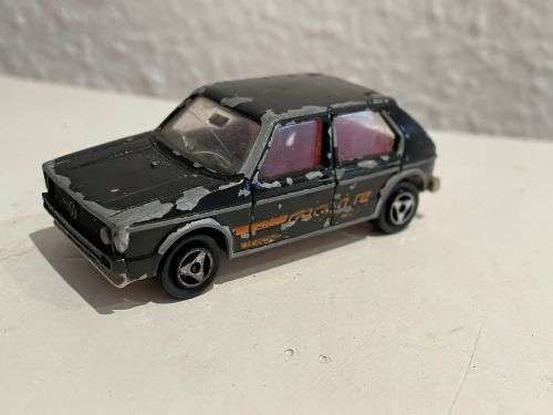 Vintage Majorette VW Volkswagen Golf from 1980s