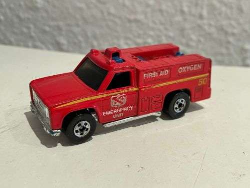 Hotwheels EMERGENCY VEHICLE diecast by Hotwheels 1974