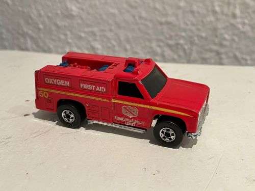 Hotwheels EMERGENCY VEHICLE diecast by Hotwheels 1974